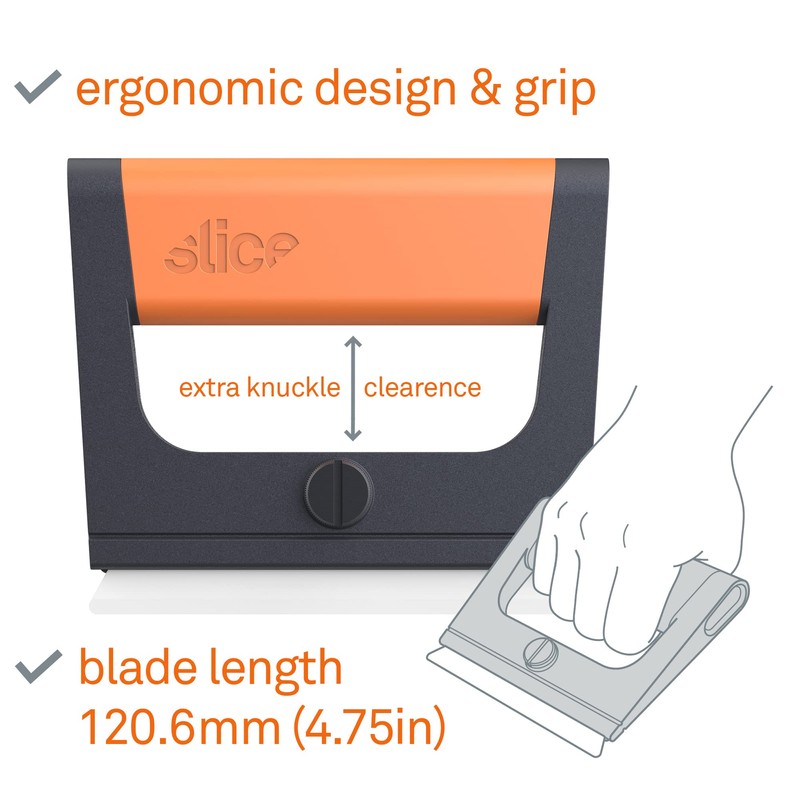 Slice 10501 Wide Scraper, Easy Clean, Ceramic Blade Lasts 11x