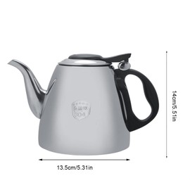 Joyzan Stainless Steel Tea Kettle, Stovetop Teakettle Stove Top Coffee Pour Teapot Fast Boiling Canister Water Jug Tea Pots 1.2L Cafe Restaurant Hotel Home Kitchen Camping Fruit Herbal