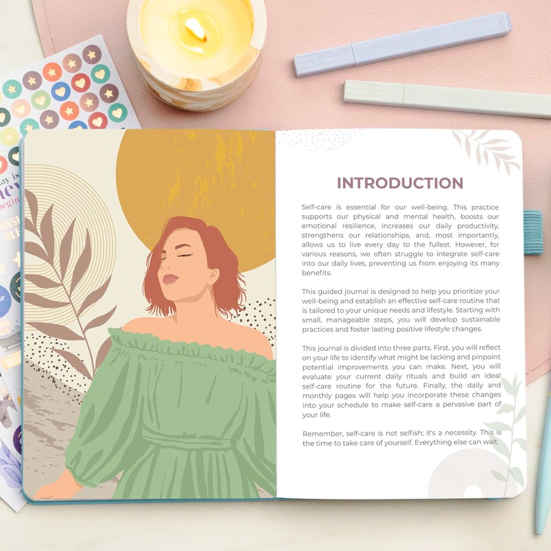 Clever Fox Self-Care Journal ¬Premium – Daily Gratitude & Mental