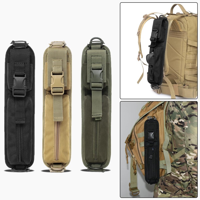 TRIWONDER Molle Glasses Bag, Tactical Glasses Case, Military Shoulder Attachment