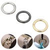 50 Pcs Spring O Rings, Zinc Alloy Round Carabiner Snap,