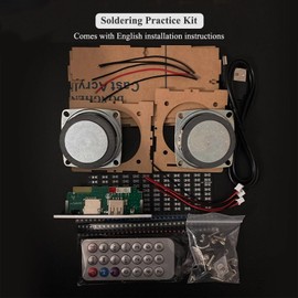 Soldering Practice Kit DIY Speaker Kit Electronic DIY Kits Ḅḷueṭooṭḥ Speaker Kit DIY Soldering Project HUAGZIMO