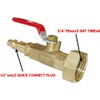 HQMPC RV Winterize Adapter Blowout Adapter 1/4" Quick Connect Plug