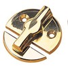 Sea-Dog 222360-1 Door Stop Button - 2"" Latch, Chrome Plated