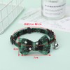 Set of 2 Christmas Pet Collars with Safety Buckle, Adjustable