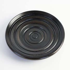 Natural Wood 4 Dimension 茶托 Swirl Lacquer painted