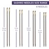 The Quilted Bear Gold Eye Sashiko Embroidery Needles, Assorted Sizes