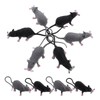 JOINPAYA 10pcs Realistic Fake Rat Mouse: Plastic Rubber Rat Mice