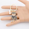 BNQL Rottweiler Keychain - Dog Lover Gift - Cute Keyring