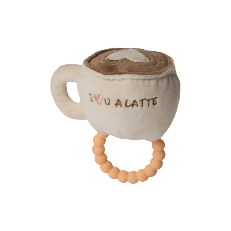 Mary Meyer Sweet Soothie Soft Baby Rattle with Teether Ring,