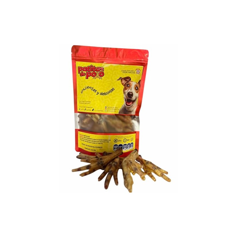 Snack 100% Natural para Perros, 15 Piezas, Crujientes, Deliciosas y