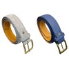 Men's Leather Lined Belt, 3 Colours, 1.25" Wide, Belts for