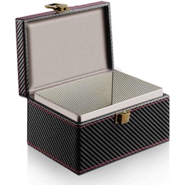 HORJIA Relay Attack Prevention Key Case, Genuine Relay Attack Prevention Key Box, Car Theft Prevention Goods, Relay Attack Prevention Goods, 3D Carbon Material, Smart Key Case, Signal Blocking Case,