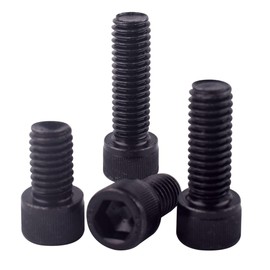 KOSJETHAS 10Pcs 3/8-16 x 3/4" Socket Head Cap Screws Bolts, 12.9 Grade Alloy Steel Black Oxide Finish, Allen Hex Drive, UNC Coarse Full Thread