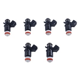 YLQASOON 6 Pcs Fuel Injectors 16450-MCA-013 Compatible with Honda Goldwing 1800 GL1800 2001-2005 Honda Goldwing 1800 GL1800 ABS 2001-2005
