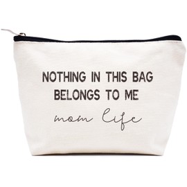 Mom Gift-First Time Mom-Become A Mommy,New Mom-Mother to Be-Baby Gift Shower for New Mother-Newborn New Baby Present-Baby Announcement Present-Christmas Gift-Makeup Bag Cosmetic Bag Travel Pouch