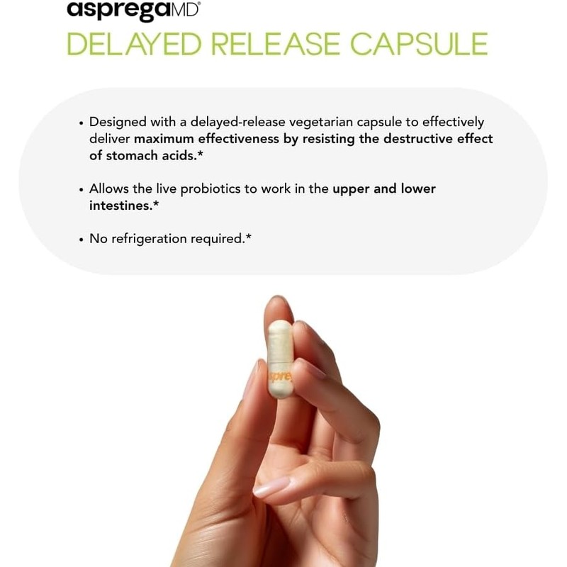 ScimeraMD® Asprega ProPac Probiotics and Prebiotics Supplement for Digestive Health