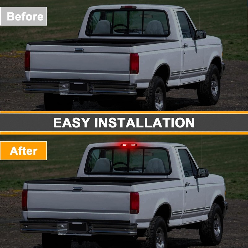 Aexploer 3rd Third Brake Lights LED Compatible with F1501994-1996 F250/F350