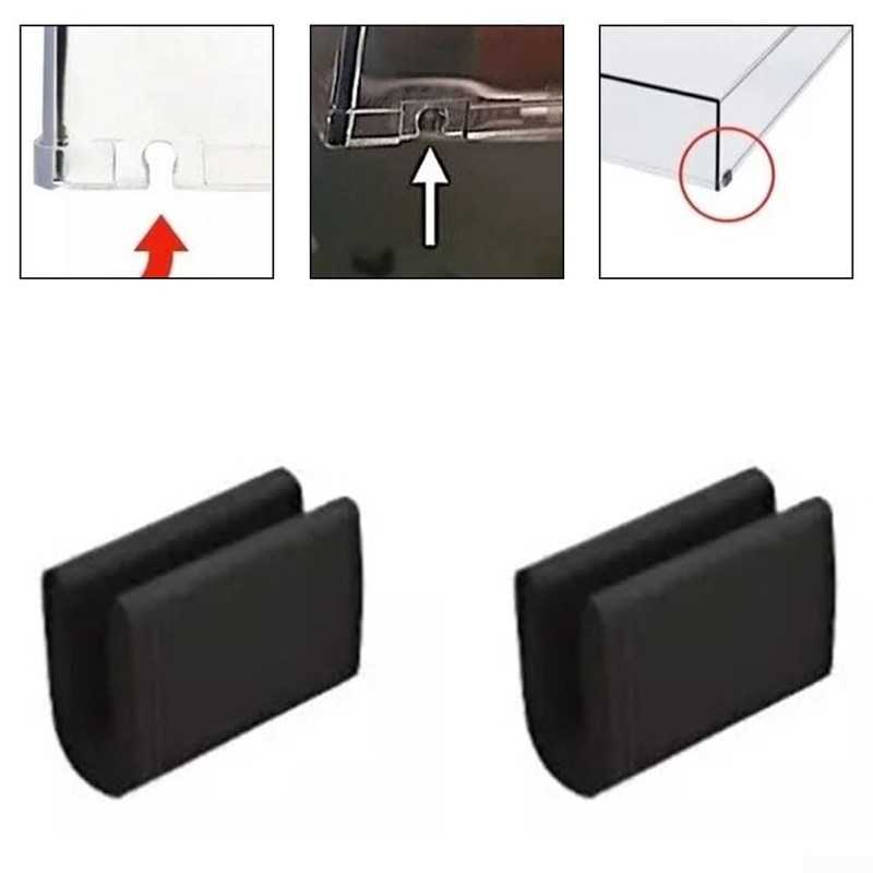 100 x Technics Record Player U-Shaped Rubber Feet Replacement Damping