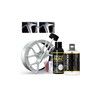XTryfun Silver Gray Rim Touch Up Paint, Rim Repair Kit