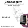 smaate Screen Protector Compatible with RUIMEN D1 1.85” Smart Watch,