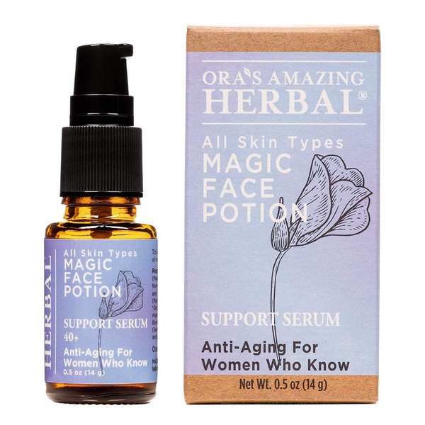 Magic Face Potion, Anti Aging Face Oil, Sea Buckthorn Lavender Cypress, Licorice Root Skin Oil, Antioxidant, Natural Moisturizing Serum for Hormonal Women, Rosacea, Adult Acne, Ora’s Amazing