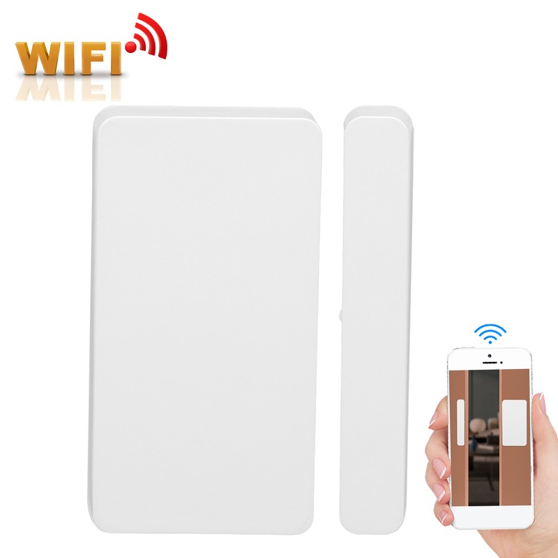 2pcs Door Sensor Wifi Window Alarm Phone Remote Control Safety