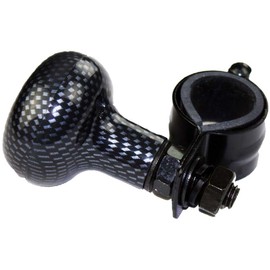 SIDCO Lenkradknauf Carbon Knopf Lenkhilfe Lenknauf Drehknopf Traktor Auto PKW Griff