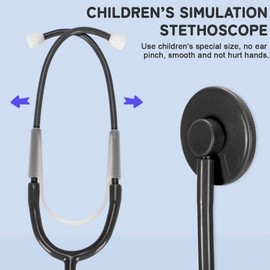 WXNPA Children's Stethoscope, Toy Stethoscope, Stethoscope Children, Functional Double Head Stethoscope Toy for Medical Toy, Stethoscopes Role Play