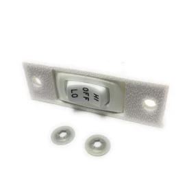 JGD8130ADS Replacement White 3 Wire (HI OFF LOW) Fan Switch Compatible With Whirlpool Jenn-Air Cooktops