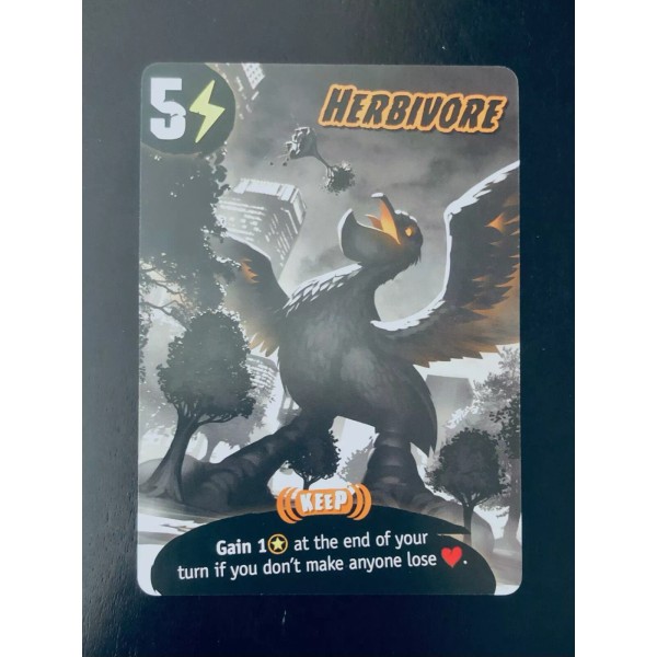 IELLO King Of Tokyo Dark Edition | Herbivore Power Card