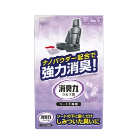 エステー クルマの消臭力 シート下専用 消臭芳香剤 車用 ホワイトムスクの香り 300g K-64