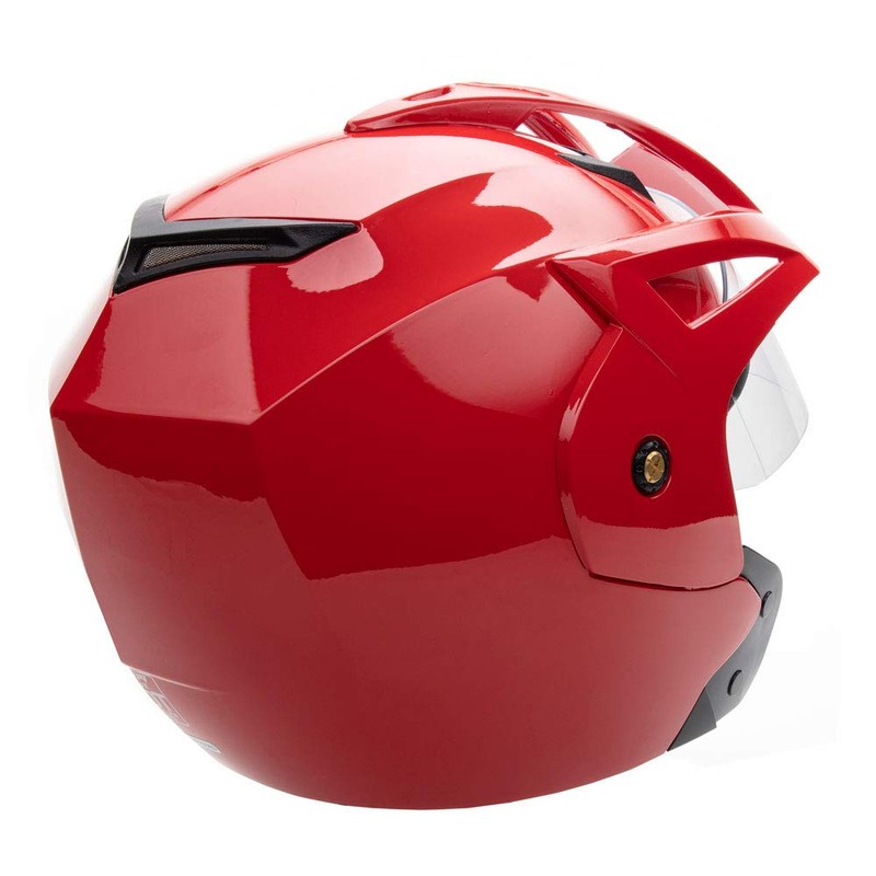 MMG 20 Motorcycle Scooter Street Open Face Helmet DOT -