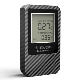 Radon Monitor Professional Radon Tester Portable Radon Detector for Water, air and Soil RN55Color: Grid, Accuracy: 0.01