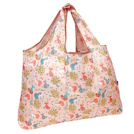 allydrew Large Foldable Tote Nylon Reusable Grocery Bag, Fantastic Creatures