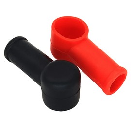HuaLiSiJi Copri Terminali Della Batteria Copri Batteria Auto Copriterminale Batteria, per Moto Auto Camion Marine Barca Camper (A-6 pezzi)