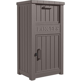 Package Delivery Box for Outside, Extra Large Parcel Drop Box with Lockable Secure, Waterproof and Anti-Theft Package Delivery Box for Porch Curbside