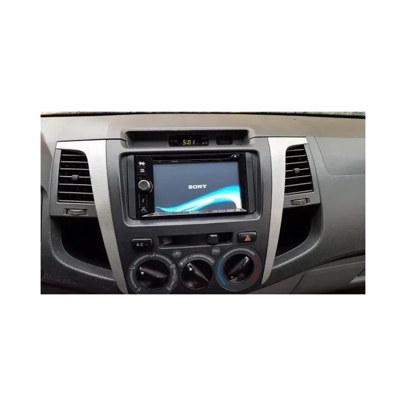 Base Frente Toyota Hilux Para Estereosdoble Din 2005 Al 2018
