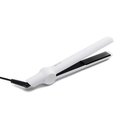 InStyler CURATION Ceramic Hair Styling and Straightening Flat Iron, white