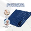 Shower Mat Non Slip Square, Anti Slip Bath Mat for