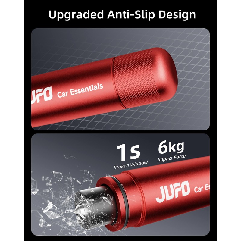 JUFO Car Escape Tool with Seat Belt Cutter Quick Emergency