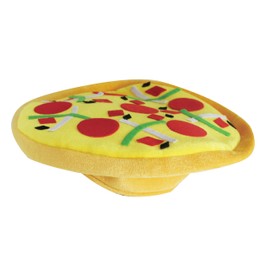 Pizza Hat - Realistic Food Costume Headwear with Cheese & Toppings - Fun Party Costume Accessory for Adults -Ideal for Themed Parties, Events & Festivals