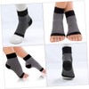 Healeved 2pairs Compression Ankle Sleeves for Joint Support Breathable Plantar