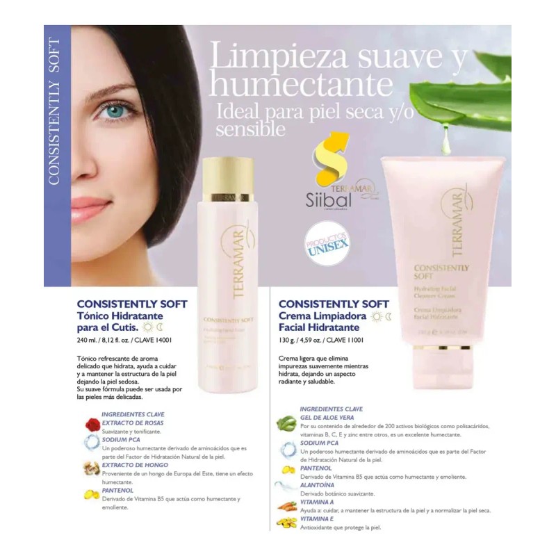 Kit Hidratante Terramar Piel Delicada Crema Y Tónico