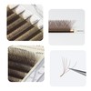ANNAFRIS Eyelash Extension, 5D W Brown 0.07 LU 9-13 mm,