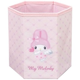 I Planning Sanrio Characters K2950B My Melody Folding Storage Box, 7.5 x 7.5 x 6.5 inches (190 x 190 x 165 mm)