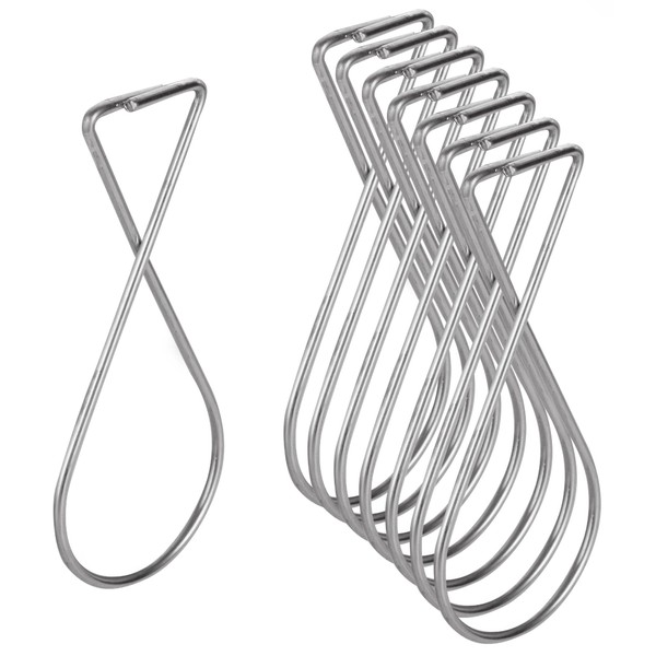 MUXHEL 200 Pcs Drop Ceiling Hook Clips, Silver Drop Ceiling