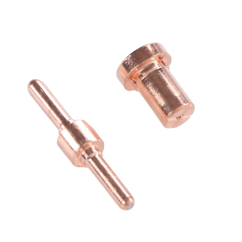 Long Electrode Nozzle Set Copper Plasma Cutting Torch Consumables for