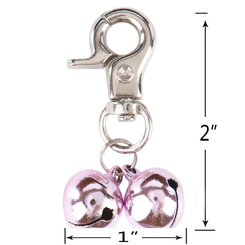 2 Sets Bell Training Charm Pendants Jewelry for Pet Dog