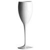 AIOS Set of 6 Unbreakable Polycarbonate White Champagne Flutes/Prosecco Flutes.